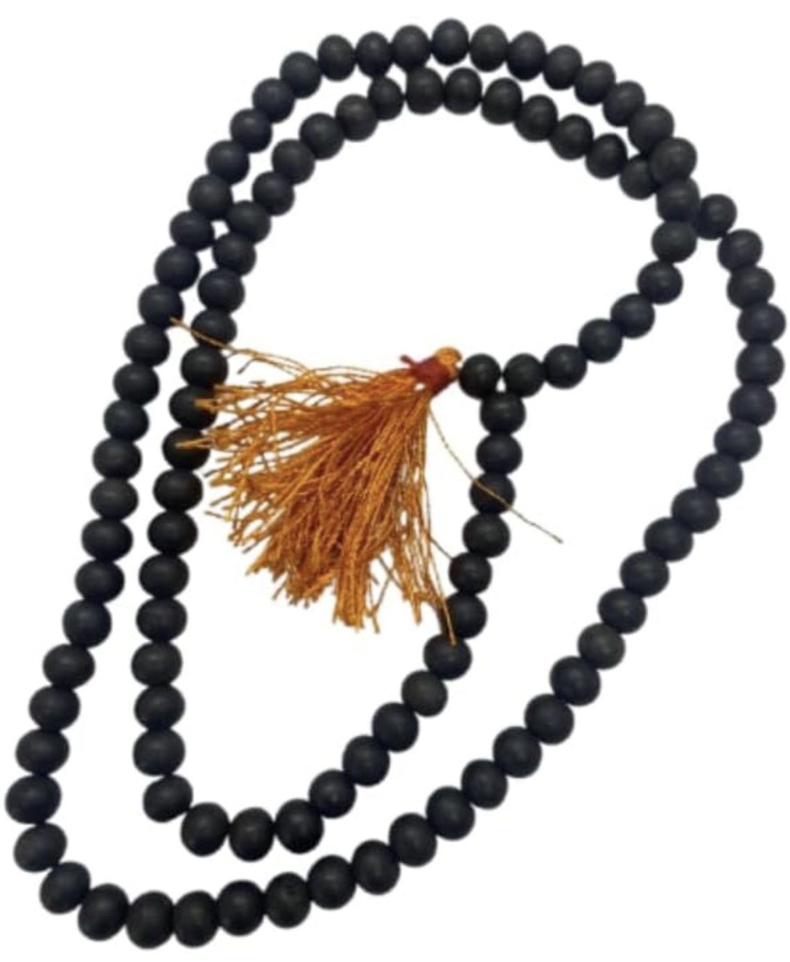 Original Karungali Malai - Ebony Beads Mala - Authentic Black Ebony Wood 108 Beads for Meditation & Spiritual Growth
